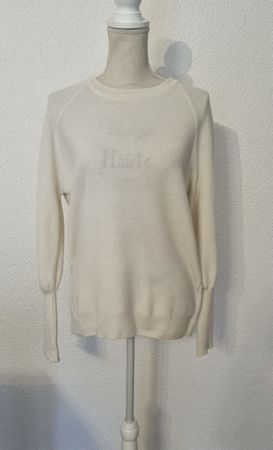 Edler wollweisser Pullover der Marke SET, Gr. M