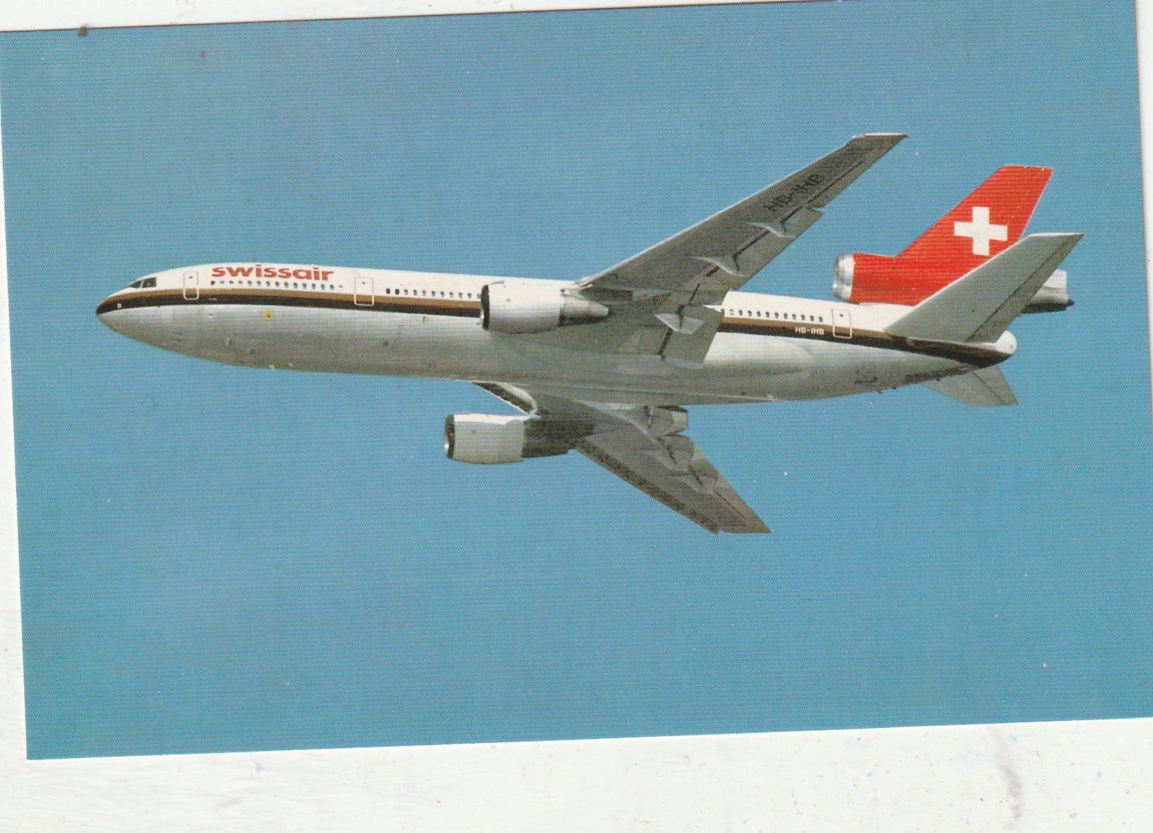 Ansichtskarten: Swissair – Gebraucht aus Lumbrein von made02