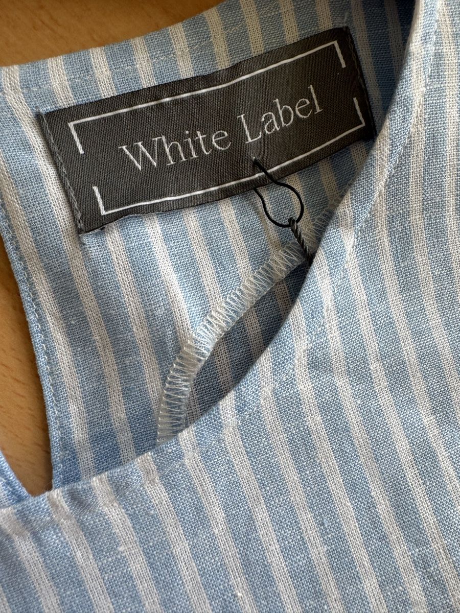 Vestiti: Robe WHITE LABEL, rayée bleu et blanc, taille 36/38 – Nuovo e nell'imballaggio originale da Morges venduto da sandy069 3