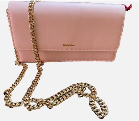 BALLY DAMEN  CLUTCH STYLE MADELLE IN ROse 20/12/6cm