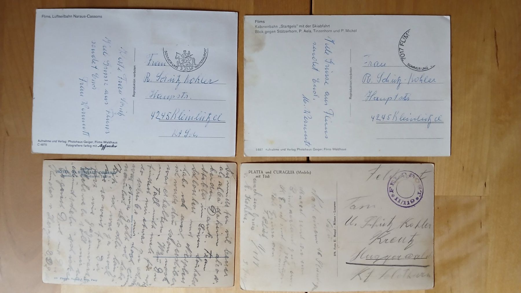 Cartoline postali: Postkarten Graubünden – Usato da Liesberg venduto da Mrbean1 1