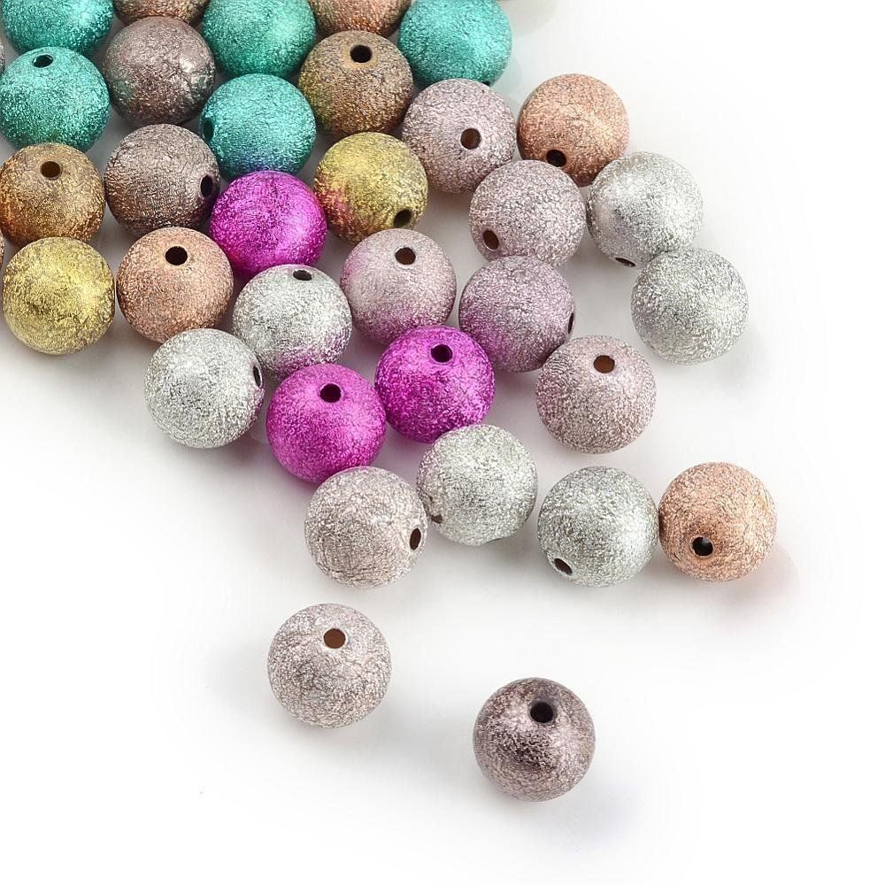 Perle (finte): Acrylperlen Spitzlackiert Gemischt 6mm / 100Stück – Nuovo (secondo la descrizione) da Rüegsau venduto da Tausendfreund
