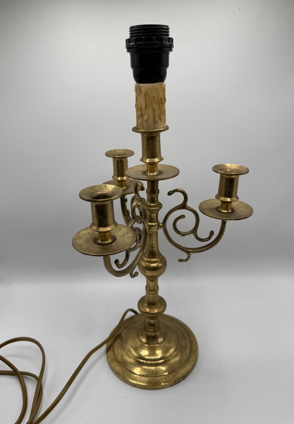 Bougeoirs: Messing Lampe / Kerzenständer Lampe – D'occasion à Sachseln par BONATI01 1