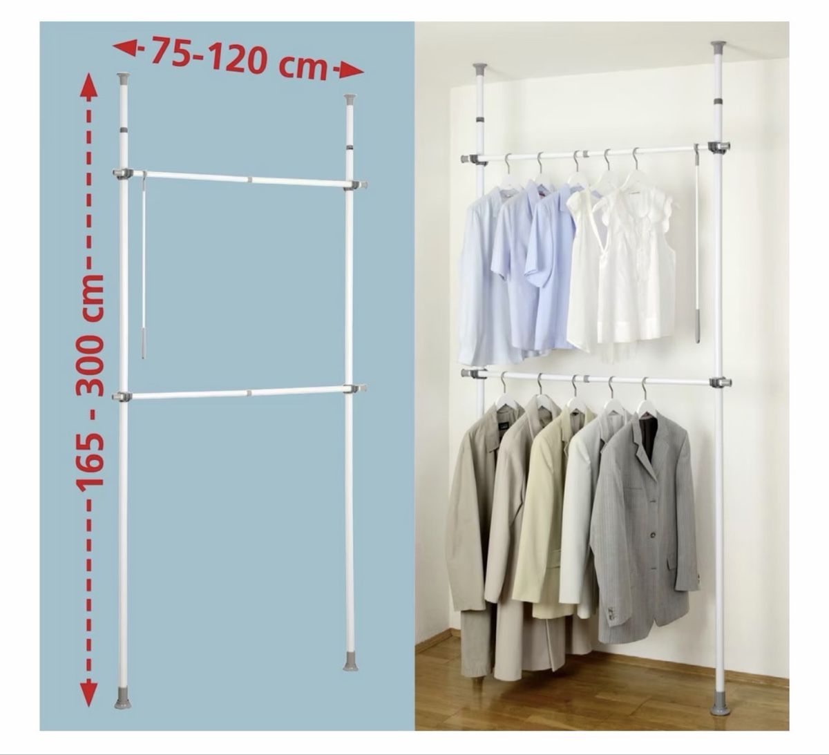 Wenko Garderobe: Wenko built-in / free standing wardrobe – Neu (gemäss Beschreibung) aus Zürich von ajoaxyz 2