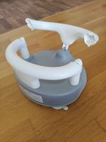 Baby-Badesitz / Badewannensitz mit Saugnäpfen – Grau/Weiss