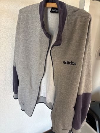 Adidas Oryginals Vintage Grau pullover Gr L boxy fit F180