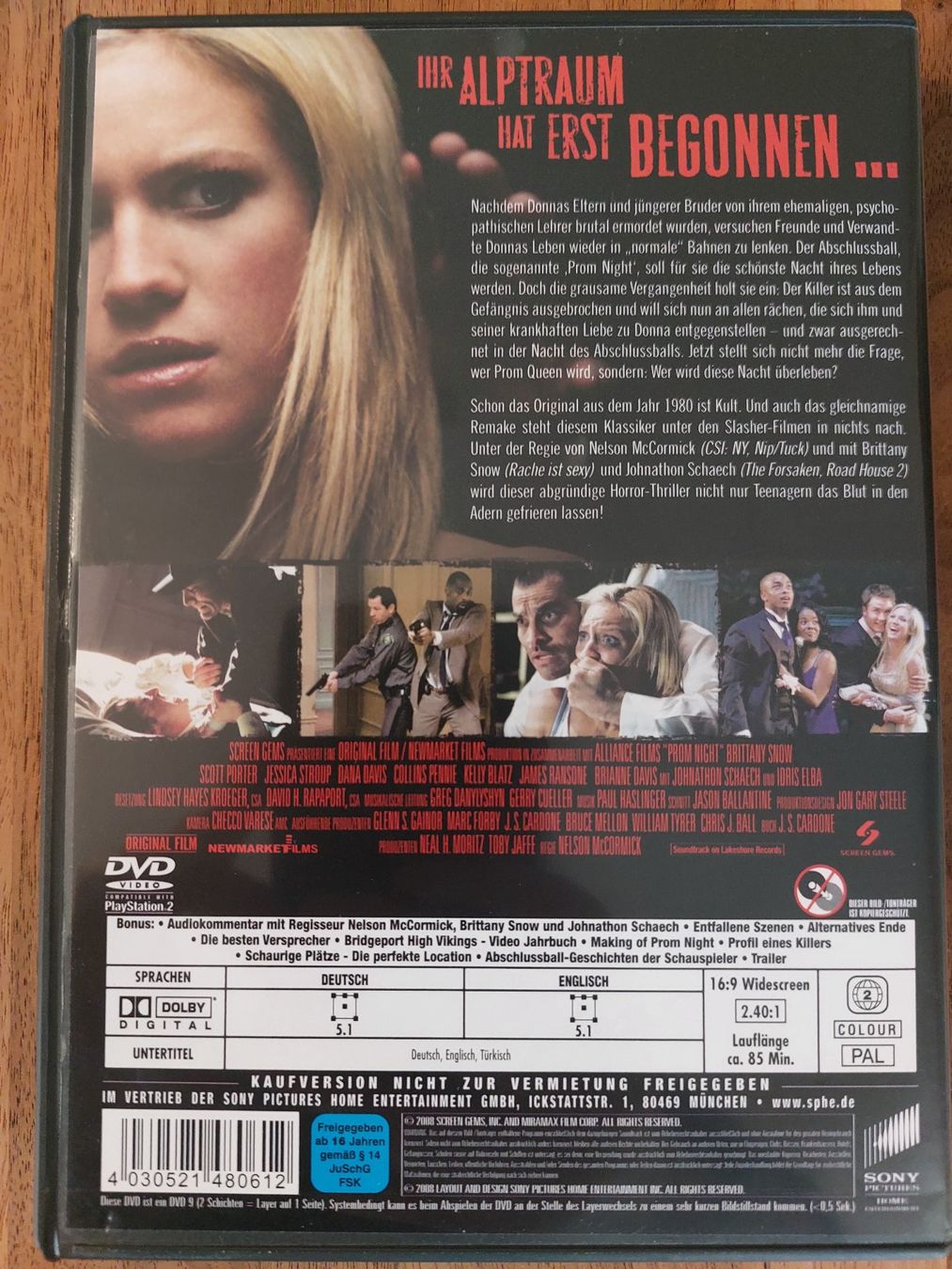 Tous les DVDs: DVD - Prom Night – D'occasion à Rheinfelden par FilmAuktion 1