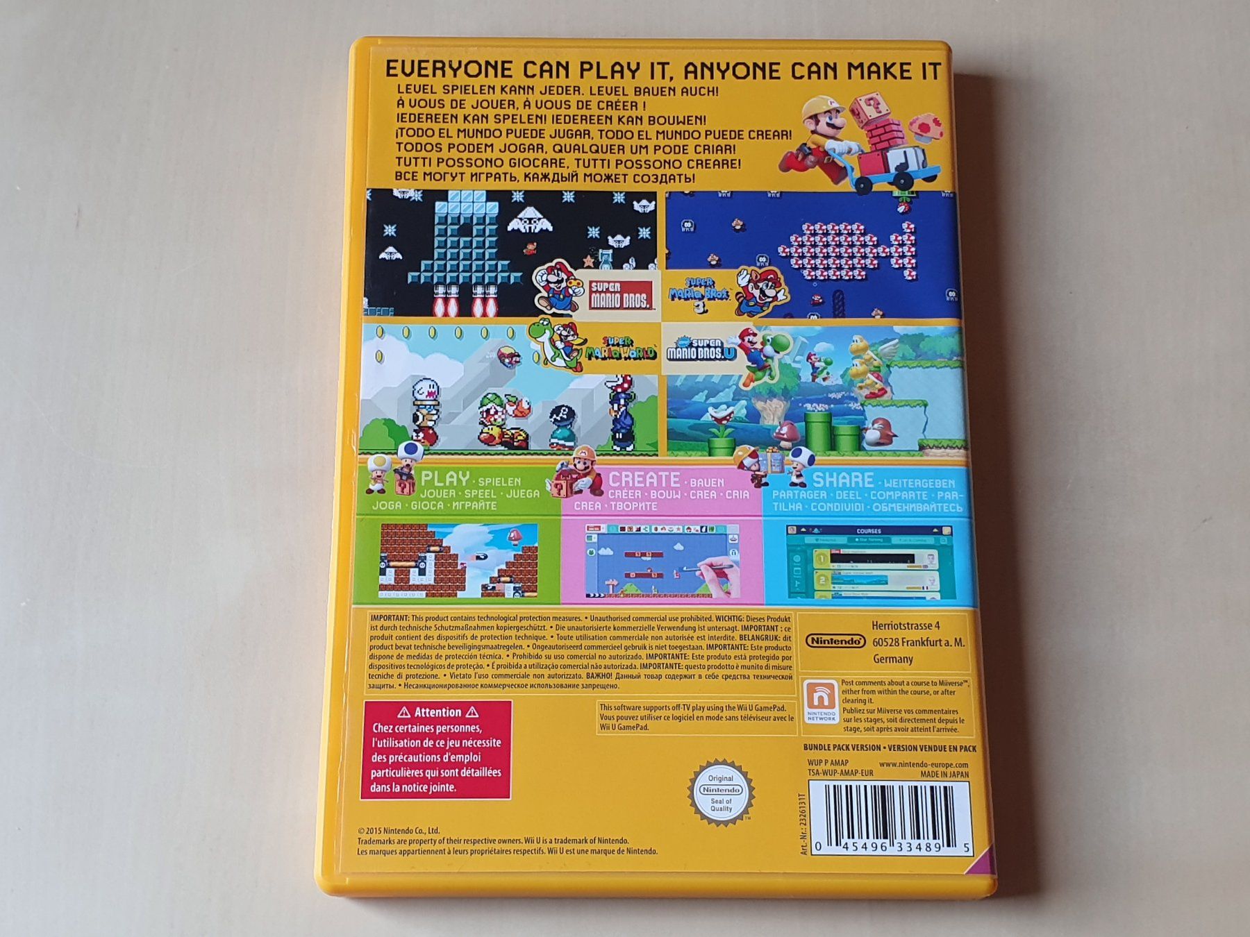 Nintendo Jeux: Super Mario Maker – D'occasion à Stansstad par collectorsshop 1