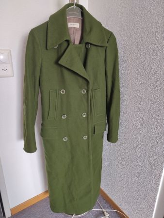 Dries Van Noten Mantel Gr. S grün neuwertig