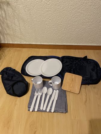 Picknick Rucksack Set für 2 Personen - Ideal für Ausflüge