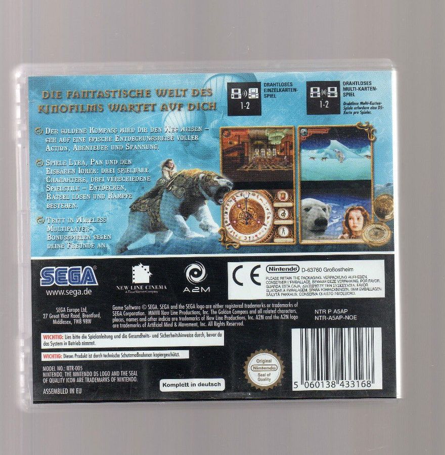Giochi: Der Goldene Kompass (Nintendo DS) – Usato da Wagenhausen venduto da M.Sieg 1