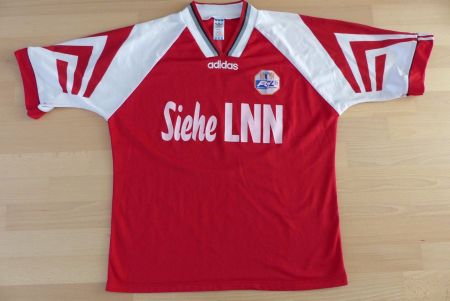 ORIGINAL FC LUZERN # 3 MATCH WORN TRIKOT 1994/95 ADIDAS XL