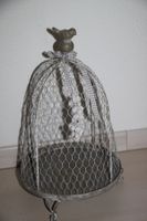 Dekoglocke Shabby mit Vogel