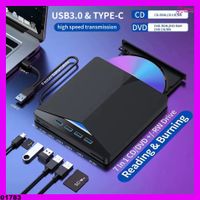 Externes 7in1 CD/DVD Laufwerk Brenner USB 3.0 Type-C