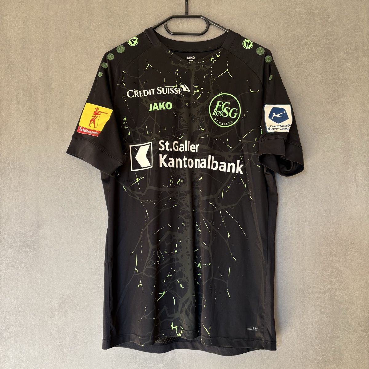 Jako Leibchen & Hosen: Matchworn St Gallen Trikot Jako Sutter – Gebraucht aus Winterthur von LaBodega