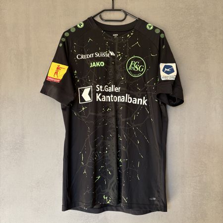 Matchworn St Gallen Trikot Jako Sutter