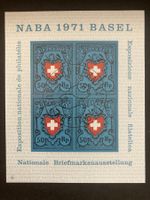 Schweiz 1971 Block NABA Basel nr.6 1.Tag-Sonderstempel Bern