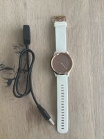 Garmin Smartwatch Weiss/Roségold + Ladekabel, Top Zustand!
