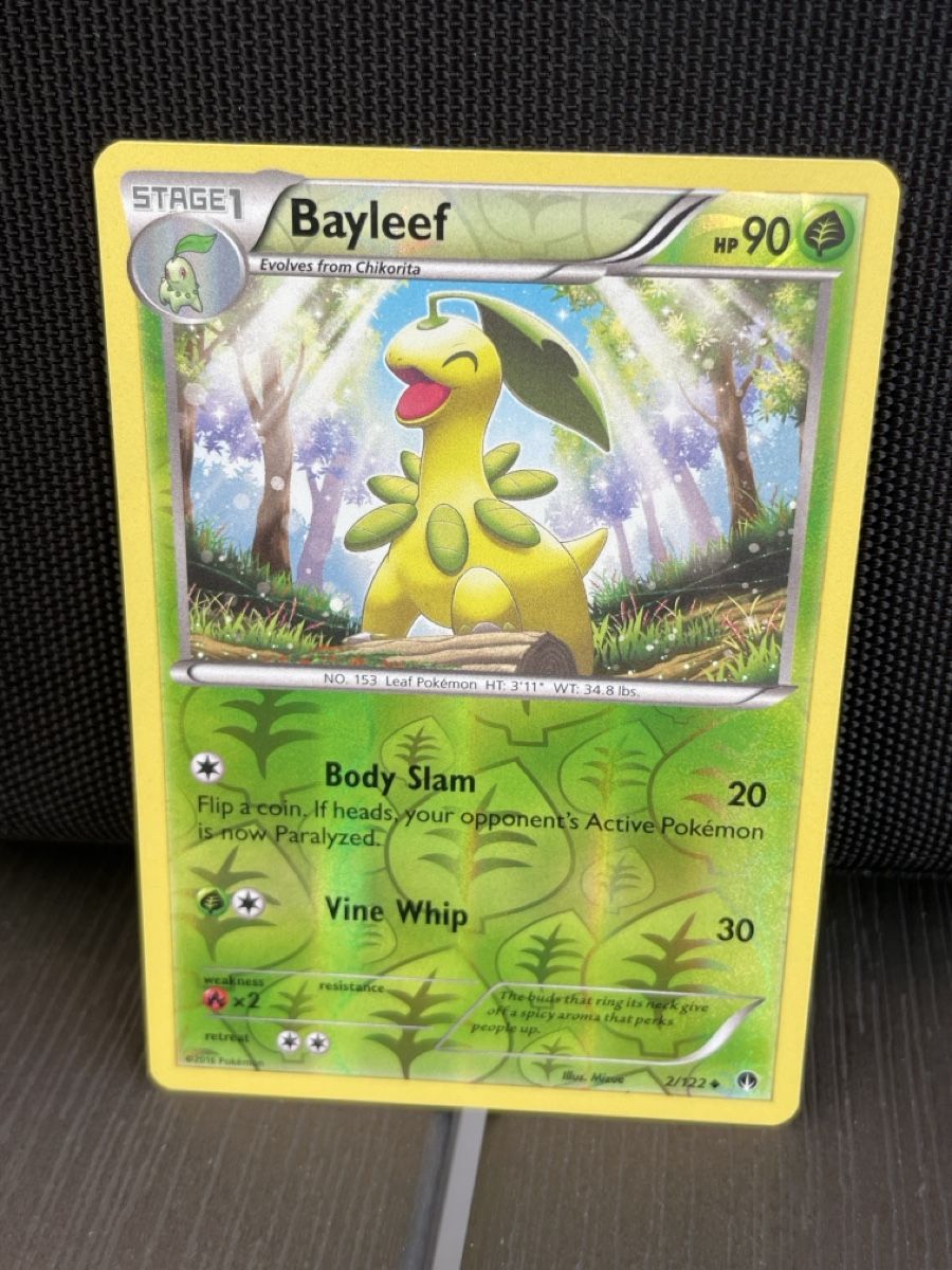 Pokémon Sammelbilder & Trading cards: Bayleef 2/122 reverse Breakpoint – Gebraucht aus Hugelshofen von Suimosa