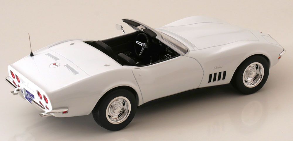 Chevrolet Modellautos: CORVETTE CABRIO 1969 WEISS 1:18 NOREV – Neu und originalverpackt aus Suhr von Moebelsiralfred 1