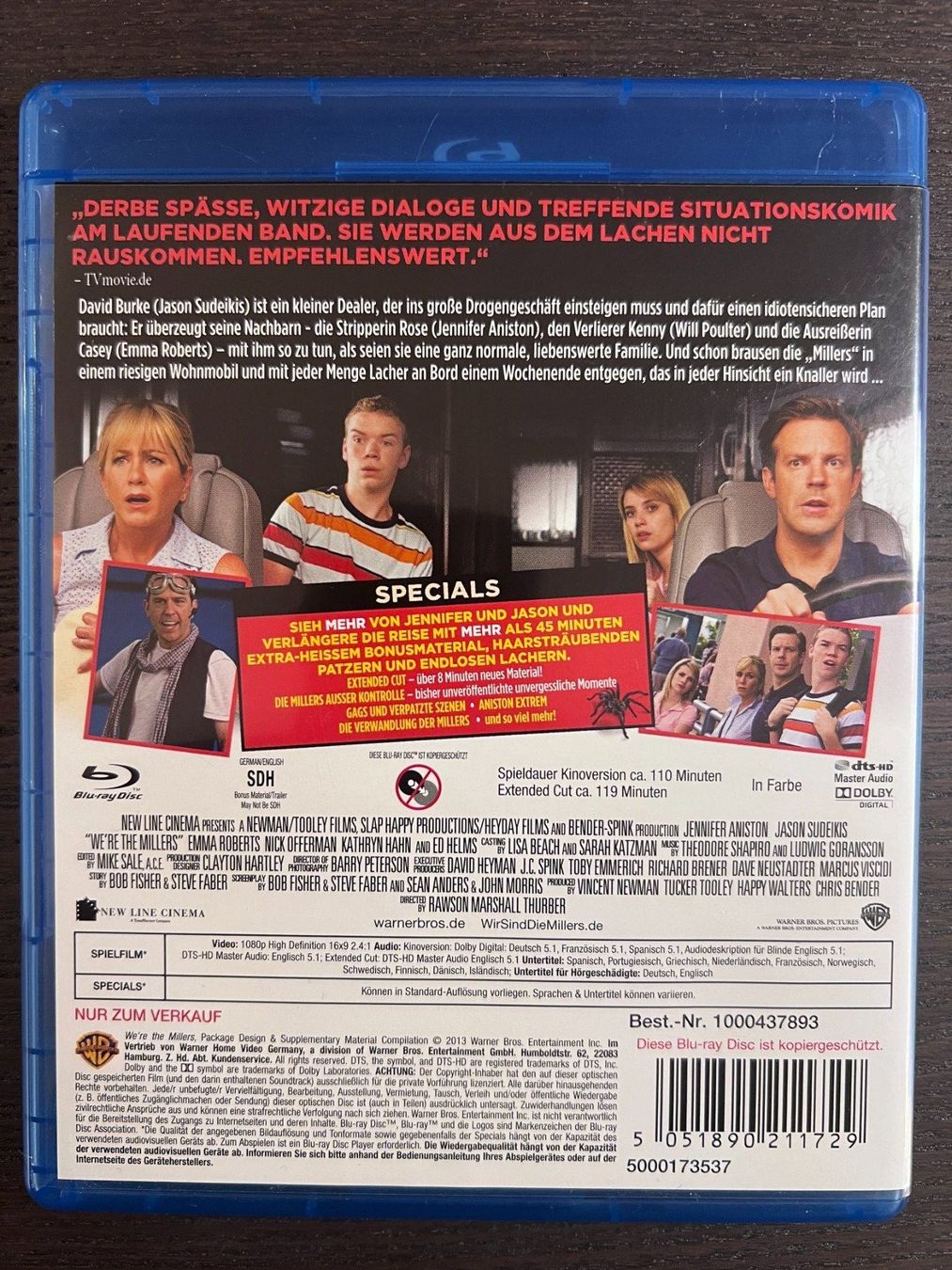 Tous les DVDs: Wir sind die Millers – D'occasion à Zürich par Blu-ray_ZH 1
