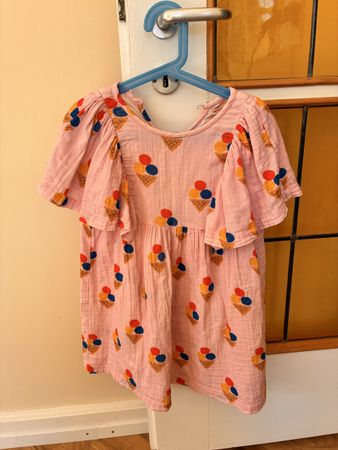 Kinder Kleid Tinycottons rosa Eiscreme Grösse 6 Jahre