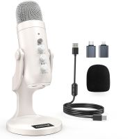 USB Mikrofon Podcast Mikrofon PC Mikrofon mit Echo Mute