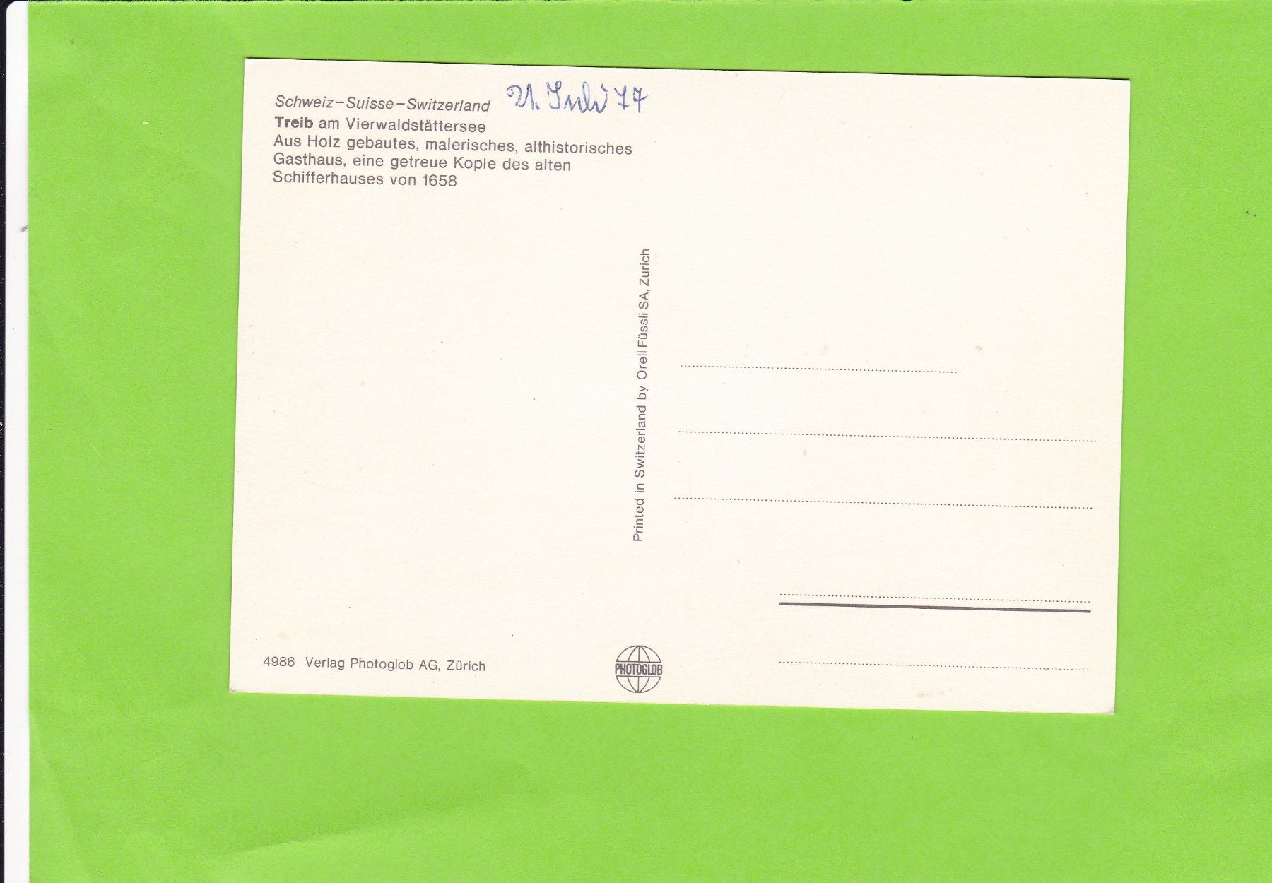 Cartes postales: Treib – D'occasion à St. Peterzell par neckertal 1