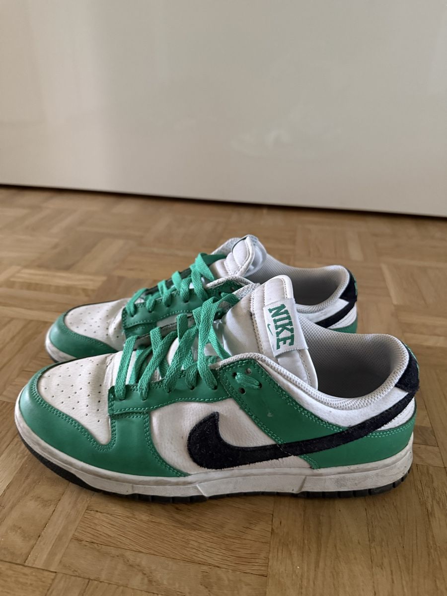 Nike Chaussures hommes: Nike Dunk Low vert / blanc - Celtic – Taille 42.5 EU - H – D'occasion à Genève par Zrinkop 2
