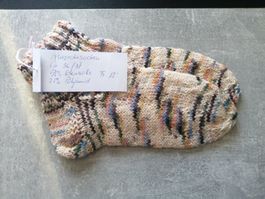 Kurzrohrsocken handgestrickt, Grösse: 36/37