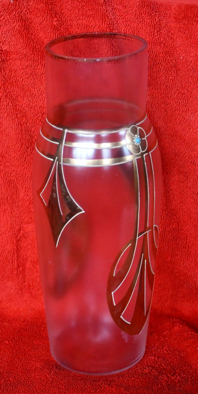 Vasen & Gefässe: Glas Vase  Jugendstiel 60 cm Hoch – Gebraucht aus Rotkreuz von salsanera 5