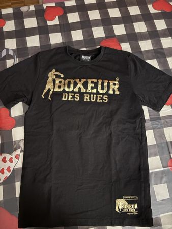 T-shirt Boxeur des Rues nera, taglia 14Y-165
