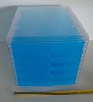 Schubladenbox C4 mit 5 Schubladen, stapelbar