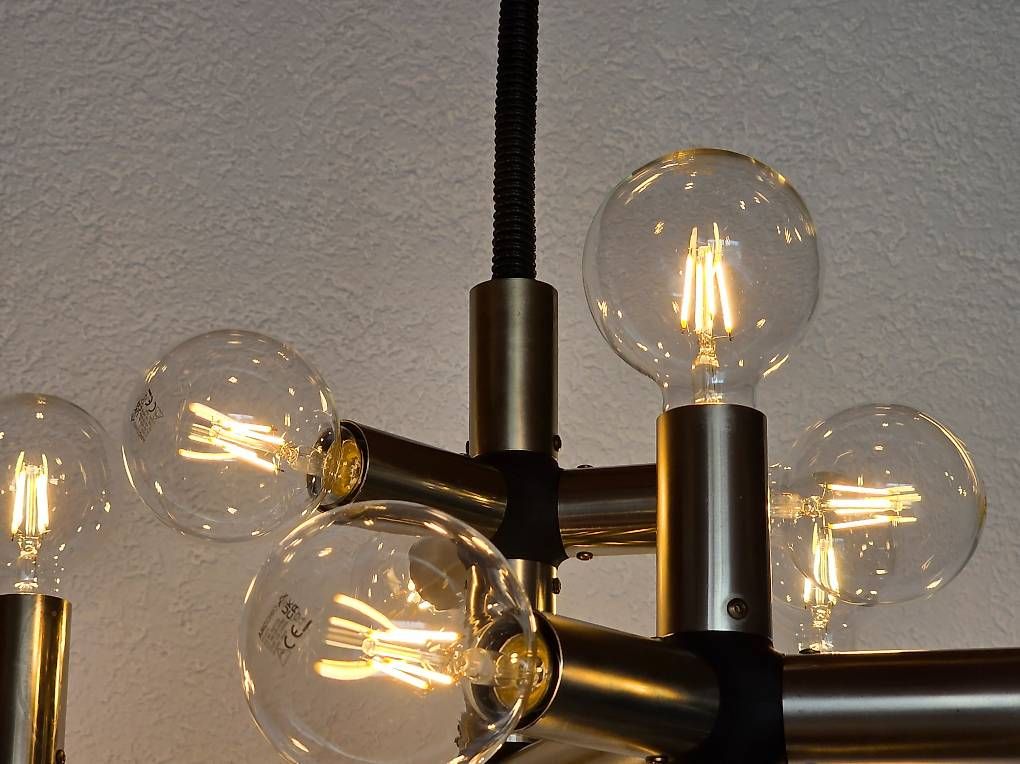 Lampes: Atomic Hängeleuchter von Trix & Robert Haussmann – D'occasion à Buonas par Bigsale 1