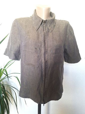 Chemise femme manche courte en Lin - NILE– Gr. M