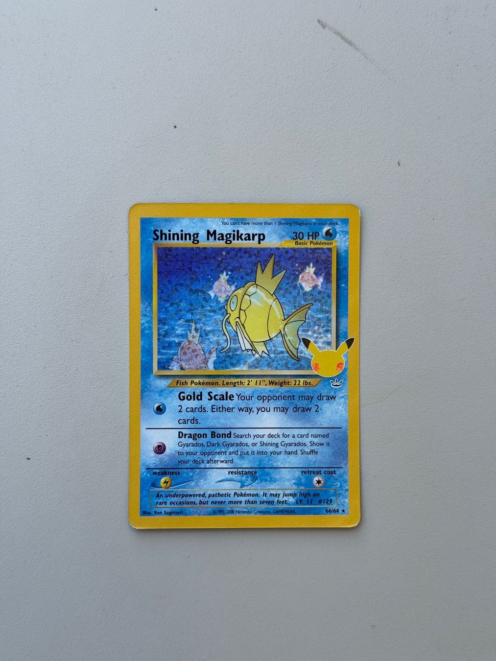 Pokémon Sammelbilder & Trading cards: Pokemon Shining Magikarp 66/64 – Gebraucht aus Luzern von LouisWest