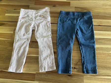 Lot 2 pantalons fille 2 ans, 92 cm, LCDP, DPAM