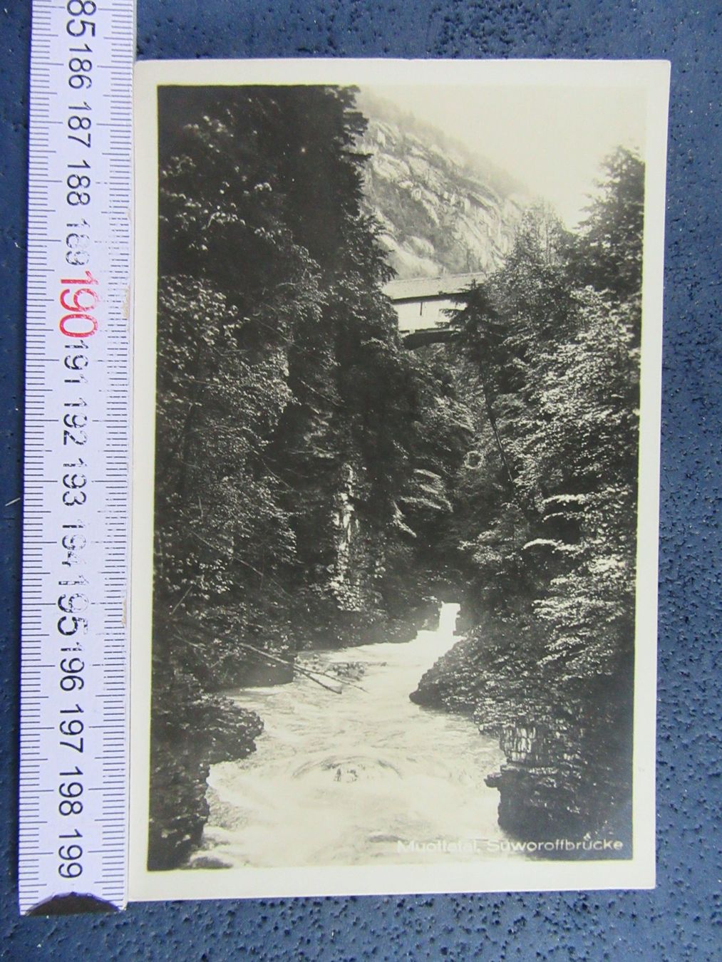 Cartes postales: MUOTATAL SZ AK SUWAROFFBRÜCKE – D'occasion à Ettingen par Hausi4711