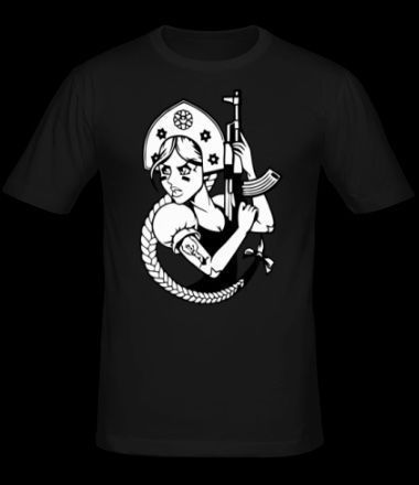 T-Shirt mit Russische Motiv