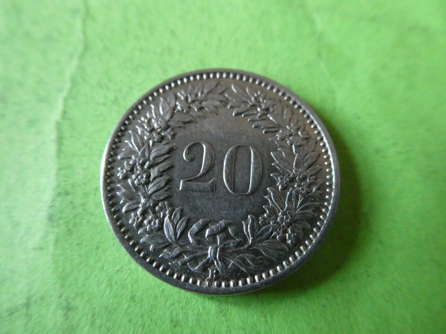 Toutes les monnaies: Schweiz 1881, 20 Rappen – D'occasion à Hinterforst par Rohusri 1