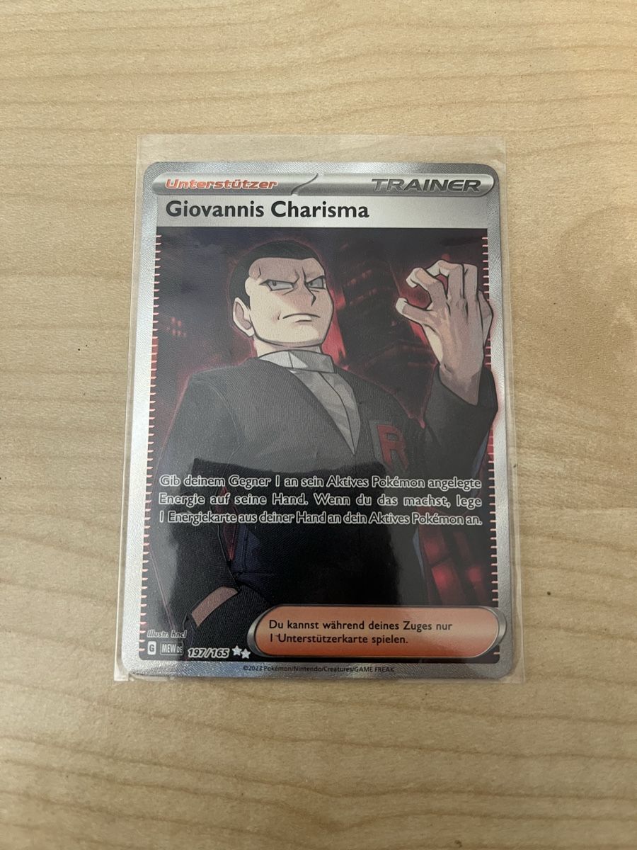 Pokémon Sammelbilder & Trading cards: Giovannis Charisma - Deutsch  – Neu (gemäss Beschreibung) aus Rheineck von CS992000