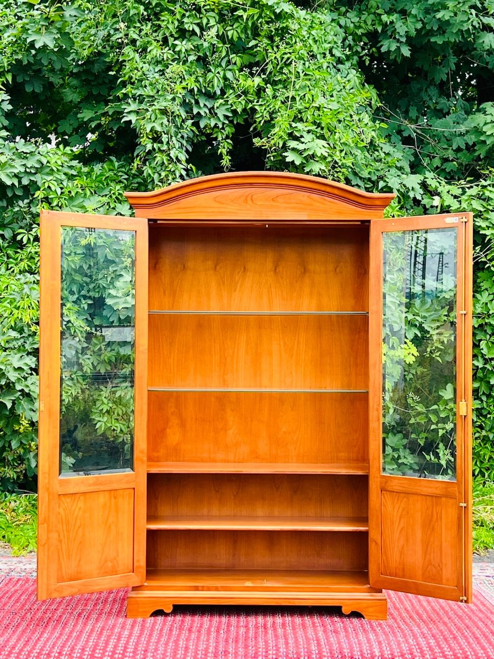 Vetrine: Vitrine Biedermeier Stilmöbel Kirschbaum SELVA + Versand – Usato da Gemünden venduto da GEUENWALD 7