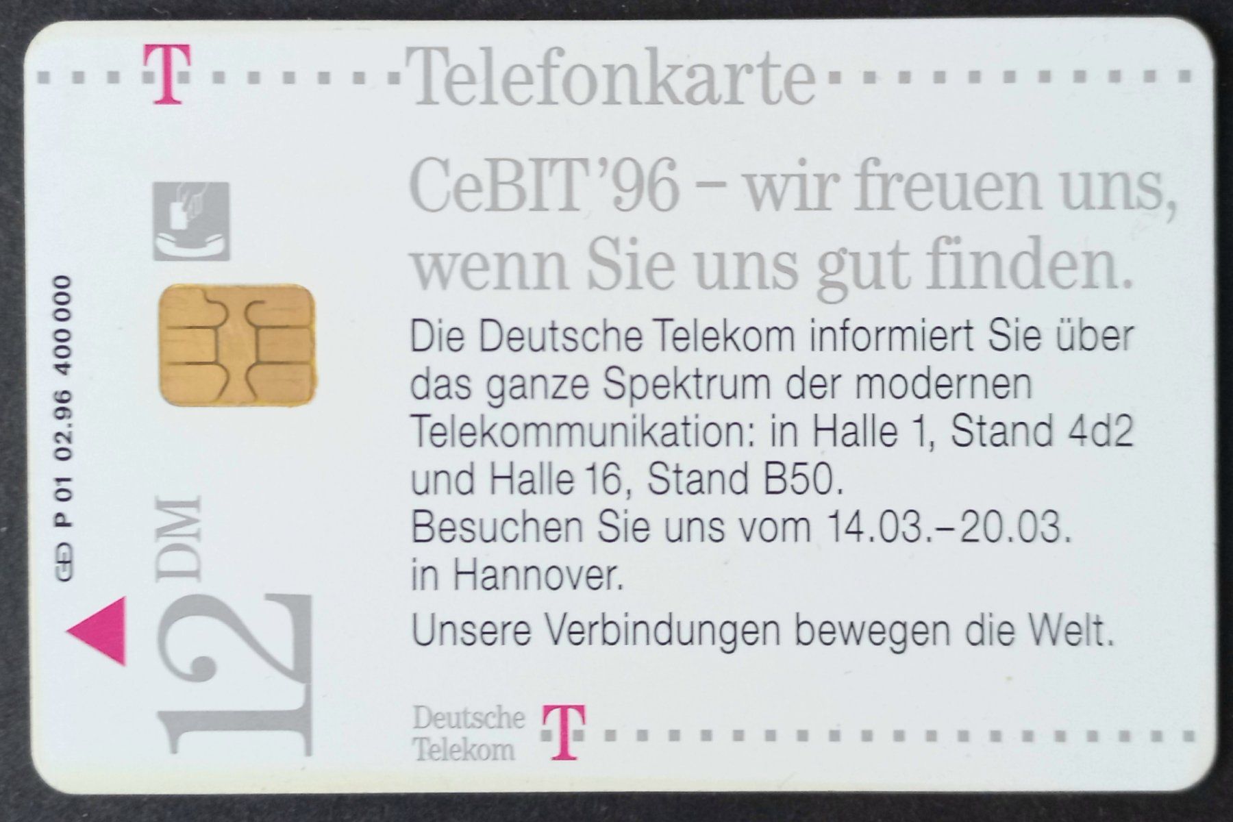 Cartes de téléphone: Taxcard - CeBit - D – D'occasion à Niederuzwil par lubimaja 1