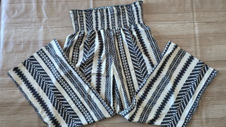 ​😍 Luftige Wide Leg Hose - L - Boho Vibes / Y2K