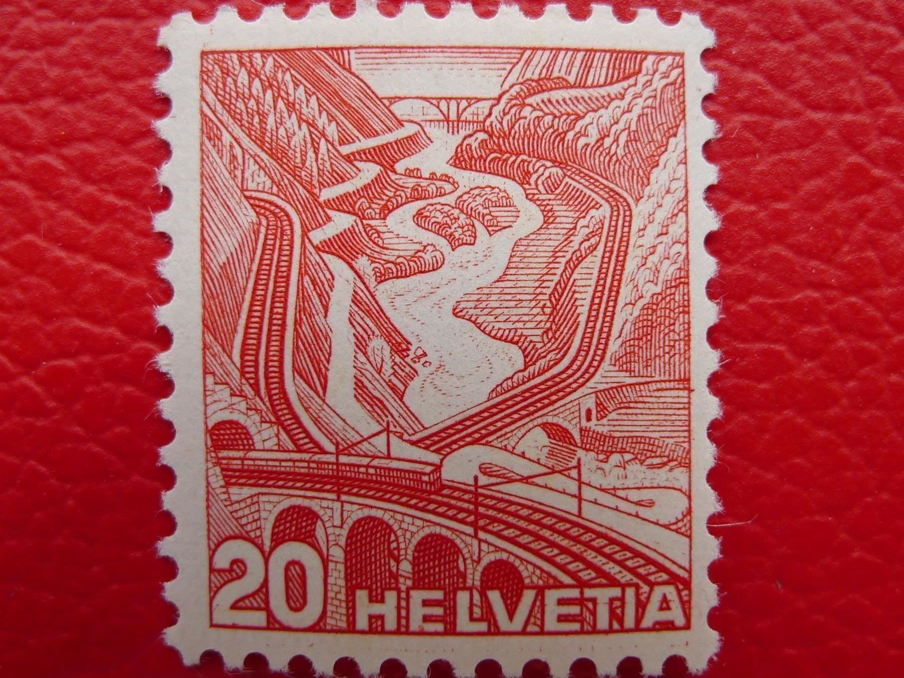 Tutti i francobolli: 1936: Nr.205z.2.05 postfrisch ** Kat: 350.- – Usato da Sursee venduto da Luzernerraute