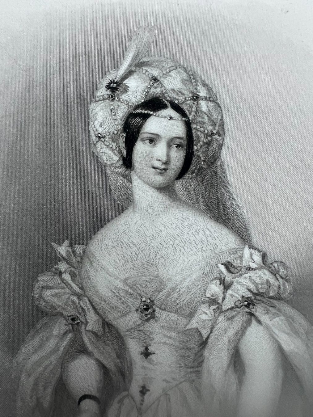 Incisioni: Gravure ancienne, Dame à l'éventail. – Usato da Savigny venduto da ron_q529 2