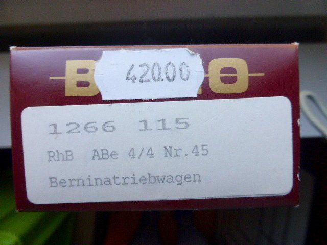 Bemo Modellini di ferrovie: Bemo Fahrwerk – Usato da Einsiedeln venduto da lok1200 2