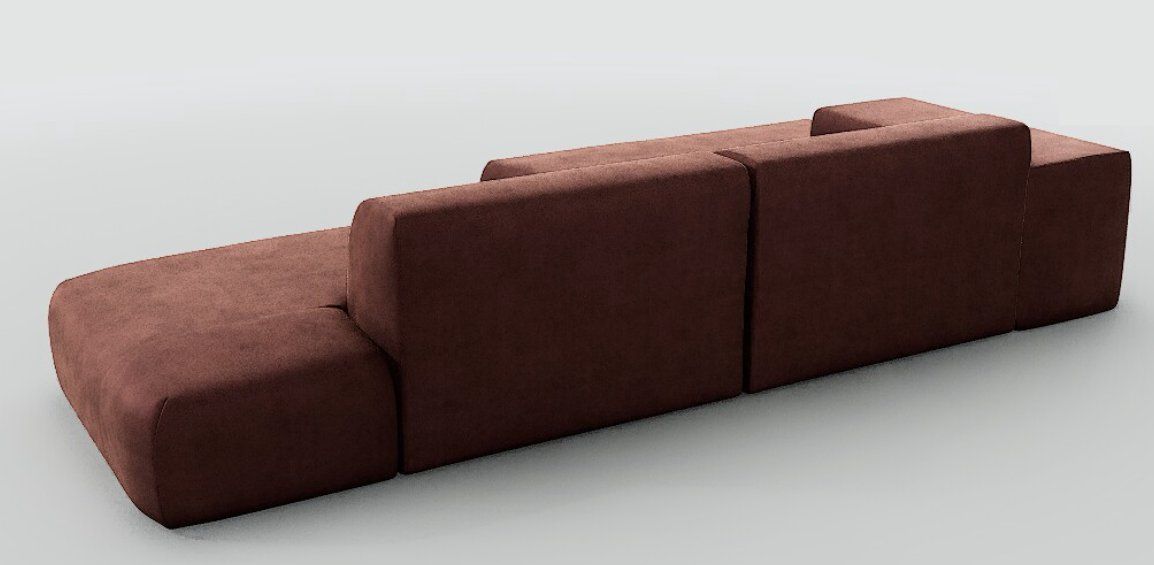 MYCS Divani: mycs PYLLOW Modular Sofa Dusty Pink Velvet L-Shape 2019 – Usato da Torre venduto da same_solaria 4