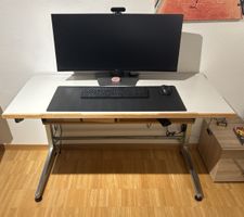 Bürotisch - Arbeitstisch - Alter Schülerpult