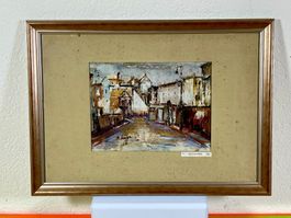 Marcello Lami Gemälde Öl auf Leinwand antikes Rom original